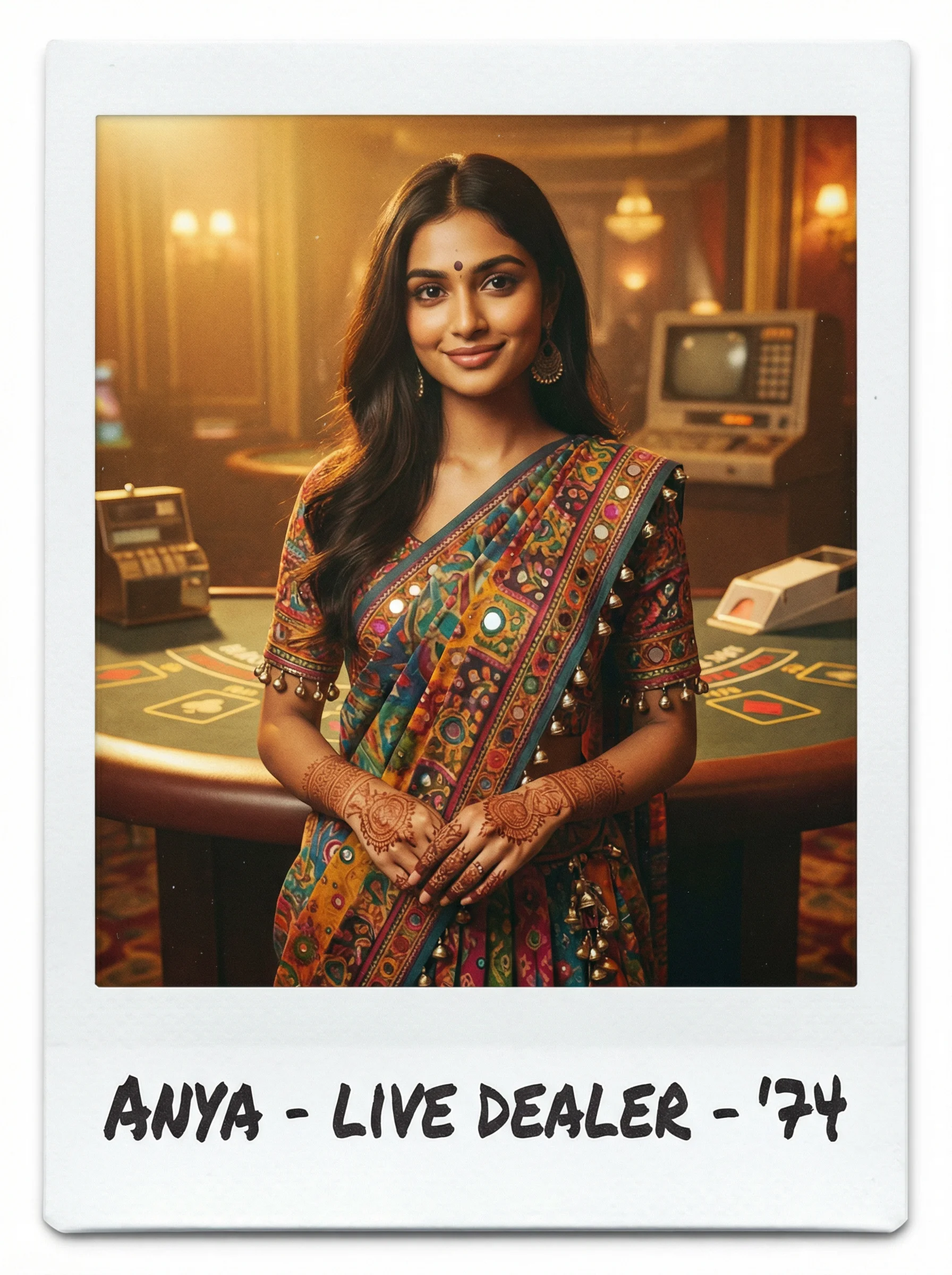 皇冠体育真人荷官Anya来自印度的温柔女荷官