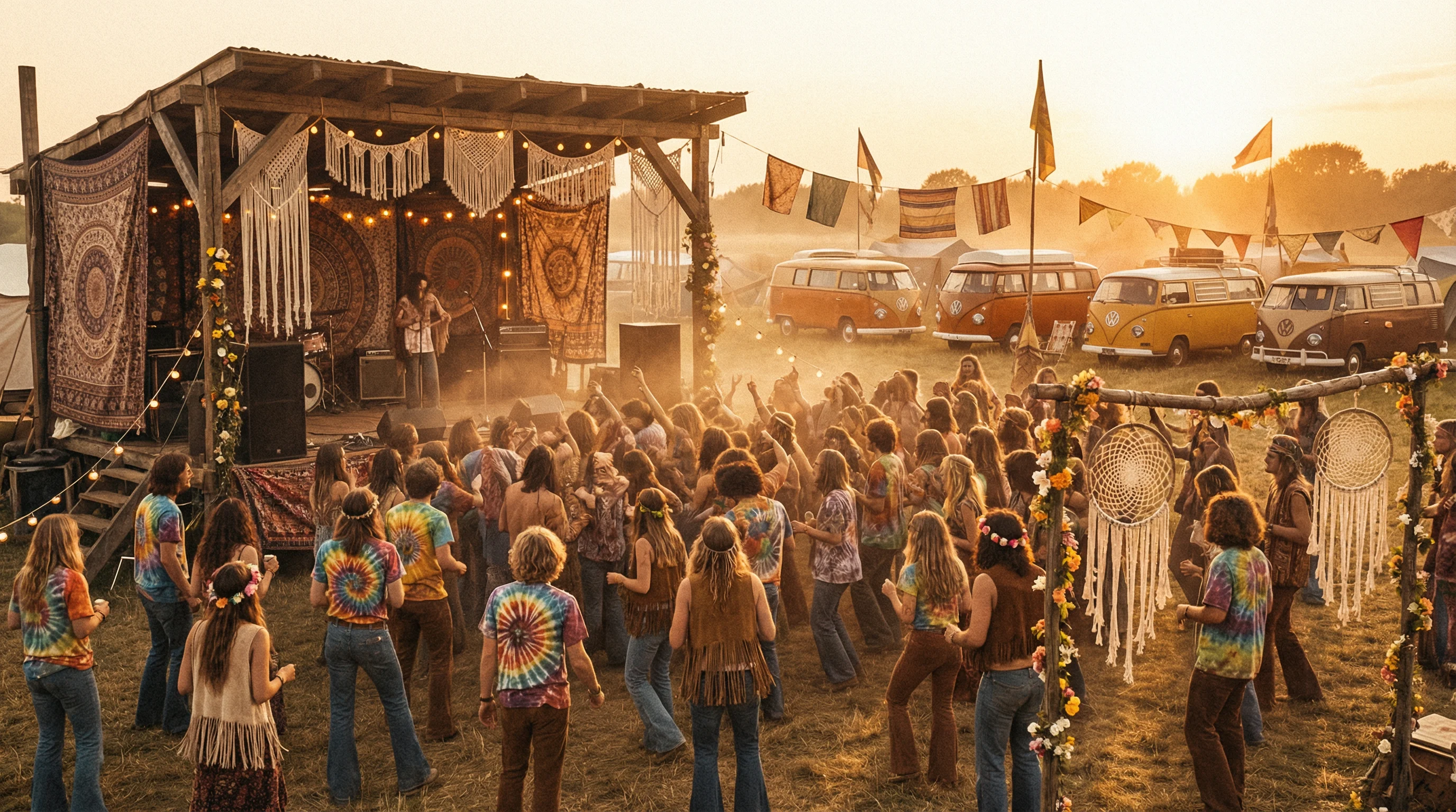 皇冠体育永恒音乐节波西米亚风格活动